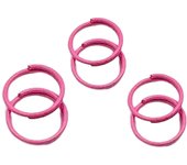 8/10mm Colorful Open Double Jump Ring DIY Jewelry Accessories Macaron Key Ring Colors Available