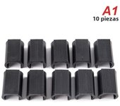 10Pcs Durable U Shaped Chair Leg Pad Useful Non-slip Tube Caps Anti-front Tilt Damper Stool Pipe Clamp Glides Floor Protector