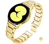 Diamond strap for Samsung Galaxy Watch 7/FE/6/4/Classic/5/pro 45mm 40mm 44mm Metal 20mm 22mm link Bracelet huawei gt 4-3-2 band