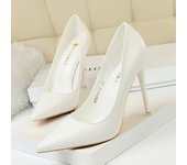 2023 Women 7.5cm 10.5cm High Heels Pumps Lady Wedding Bridal Scarpins Stripper Low Heels Plus Size Fetish Party Blue Pink Shoes
