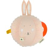 Pelota de Actividades Conejo Trixie - Juguete para Bebés - 6 Meses - 100% Algodón y Poliéster - Mordedor TPE - 18 X 20 Cm