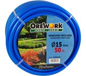 Manguera Trico Azul 50m PVC Flexible para Jardinería y Transporte de Agua