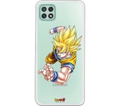 Funda original compatible con Samsung Galaxy A22 5G - Dragon Ball Z Goku SS1 Special