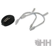ESPUELA INGLESA HH MUJER PUNTA RECTA CROMADA SIN RULETA (PAR)