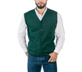 Hackney Chaleco Hombre Lana Punto Botones Con Bolsillos