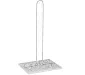 Portarrollo de Papel de Cocina Versa Damasco Metal Acero Madera MDF 16,5 x 31 x 13 cm