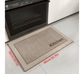 Tapete De Cocina Con Diseño Sencillo Y Texturizado, Elegante Patrón De Rayas, Resistente Al Aceite Y Al Agua, Duradero Y Lavable