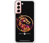 Funda original compatible con Samsung Galaxy S21 - S30 - Mortal Kombat Logo Fire
