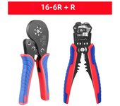 Ferrule Crimping Tool AWG 28-5,or with Wire Stripper & Ferrules Kit, Hexagonal Crimper for End-Sleeves Terminal -Ratchet Tool