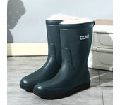 Zapatos De Lluvia Para Hombres Botas De Agua De Medio Tamaño