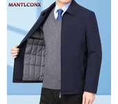 Luxury Fleece Inner Hooded Winter Jacket for Men Thermal Warm Hooded Parka Men's Winter Jacket Hiking Camping Men's Winter Coats