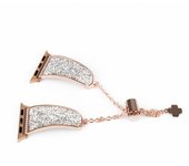 Bling Metal Wristband Strap For Apple Watch Band 38mm 40mm 41mm 42mm 44mm 45mm Series 9 Series 8 Series 7 6 5 4 3 2 1 SE
