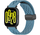 22mm Silicone Strap For Xiaomi Redmi watch 3 Active/Lite Sport Silicone Magnetic Bracelet Buckle For Redmi watch 5 Active/Lite