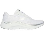 Skechers Glow The Distance Zapatillas deportivas para mujer blancas en textil 83813