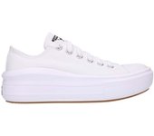 Zapatillas Converse Chuck Taylor All Star Ox Platform para mujer en color blanco