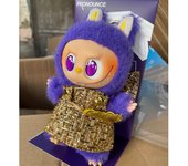 Heartbeat Macaron Vinilo Cara Persiana Caja Muñeca de Peluche Juguetes Labubu Muñeca