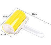 Washable Clothes Hair Sticky Roller Reusable Portable Home Cleaner Pet Hair Remover Sticky Roller Carpet Bed Sofa Dust Collector