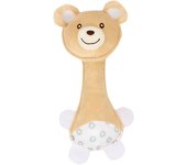 Sonajero para bebé, dispositivo incorporado para bebé, palo de agarre manual, juguete de peluche súper lindo, marioneta de mano