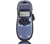 Rotuladora Dymo Letratag LT-100H | DYMO - Etiquetadora para hogar y oficina, incluye recambio de etiqueta blanca con tinta negra, etiquetadora color azul // Ref: 2174576
