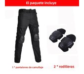 Outdoor Men Combat Pants +Knee Pads Tactical Pant Hiking Camo Pants Working Hunting Clothes Wear Resistant Multi-pocket