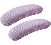 1pair Office Chair Armrest Cover Removable Elastic Washable Waterproof Fabric Elastic Half Pack For Office Chair Armrest