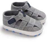 Summer Newborn Baby Boys Girls Fashion Summer Soft Crib Shoes First Walker Infant Anti Slip Sandals Shoes Soft Sole 0-18Months