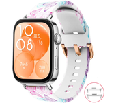 Printing Strap for For Huawei Watch Fit 3 Replacement Silicone SmartWatch Wristband Bracele correa Huawei Watch Fit3 Accessories