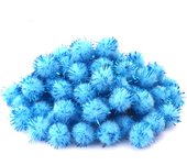 100pcs Colored Glitter Balls pompom Furry Balls Kids DIY Craft Supplies Handmade Creative Decoration Materials pom poms KQ001
