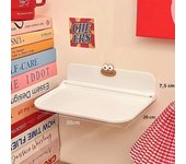 Foldable Storage Rack Punch-Free Phone Holder Folding Wall Mounted Shelf Saving Space  Wifi Router Storage Tray BathroomOrganize