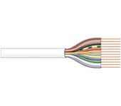 Manguera Portero 10x0,22mm Cca Funda Blanca (100m) Cnc-10