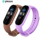 2PCS Watchbands for Xiaomi Mi Band 7 bracelet Miband 5 6 NFC Replacement Wristband Sport Silicone correa mi band 7 6 3 4 8 strap