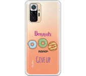 Funda compatible con Xiaomi Redmi Note 10 Pro / Pro Max - Donuts never give up