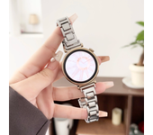 18mm 20mm 22mm Stainless Steel Women Band for Huawei GT4 GT5 41mm 46mm Metal Strap for Samsung Galaxy Watch 7/6/5/4 40mm 44mm FE