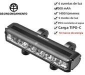 OFFBONDAGE Bicycle Light Front  Bike Light Waterproof Flashlight USB Charging MTB Road Cycling Lamp Accessories