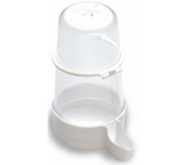 Lisa LISA 10 Bebederos de Tubo con Anilla 400ml para Pájaros - Fácil Instalación en Jaulas