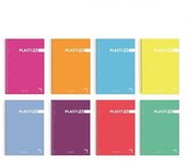 Pacsa - CUADERNO PLASTIPAC 90 GRS. TAPA POLIPROPILENO A-5 MICROPERFORADO 100 HOJAS CUADRÍCULA 5X5 + GRECA SURTIDO PACSA 16685 16685