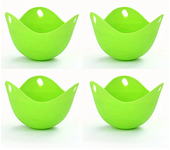4pcs Silicone Egg Poachers Cups Egg Boiler Mold Cup for Microwave Air Fryer Stovetop Eggs Steaming Egg Maker Kitchen Gadgets