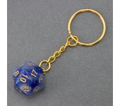 Galaxy D20 Dice Keychain Fashion Keyring Ornament Key Chain Pendant Men Kids Toys Gifts