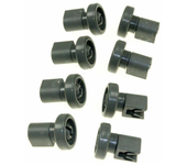 KIT 8 RUEDAS CESTO LAVAVAJILLAS VALIDO ELECTROLUX ZANUSSI