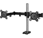 Brazo para monitor doble con soporte de escritorio Arctic Z2 Gen 3 y soporte para monitor con concentrador USB