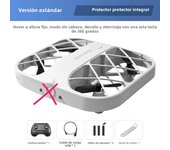 JJRC H107 Mini Drone Grid GPS Return Brushless Motor 8K HD Dual Camera 360° Laser Obstacle Avoidance RC Quadcopter Drone Toys