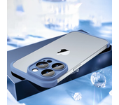 Frameless Silicone Bumper with Lens Protector Case for IPhone 14 13 12 15 16 Pro Max Plus 14Pro 15Pro 16Pro IPones Corner Cover