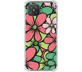 Funda Silicona Antigolpes para Oppo Reno 4Z 5G diseño Flores 02 Dibujos