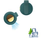 Mini ventilador sin aspas Carefulabout, pequeño ventilador Whirlwind sin aspas, portátil y silencioso, mini ventilador eléctrico Whirlwind con clip para la cintura y el cuello, ventiladores de clip de 3 velocidades para camisa (blanco)