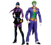 Dc multiverse figuras paquete de 2 the joker & punchline 18 cm