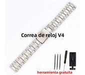 12 14 16 18mm 22mm 20mm Stainless Steel Strap for Samsung Galaxy Watch 6 5 4 40/44/45mm Active2 Band for Huawei Amazfit Bracelet