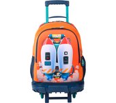 Totto Mochila infantil ruedas Cohety -Dimensiones:33.5 x 47 x 20 cm-Material:Poliester