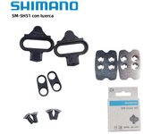 SHIMANO SPD SM SH51 SH56 Pedal Cleats Plate Bike Float Mountain Bicycle Cleats SH51 SH56 M520 M540 M8000 M8020 Original Shimano