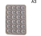 1PC Universal Color Double Side Silicone Suction for Mobile Phone Fixture Backed 3M Adhesive Rubber Sucker Pad for Fixing Phone