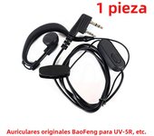 Original Earphones 2 Pin K Port Earphone For Baofeng Walkie Talkie UV-5R UV-82 BF-888S Headset